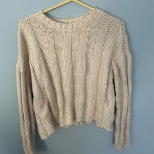 Cream Pacsun sweater